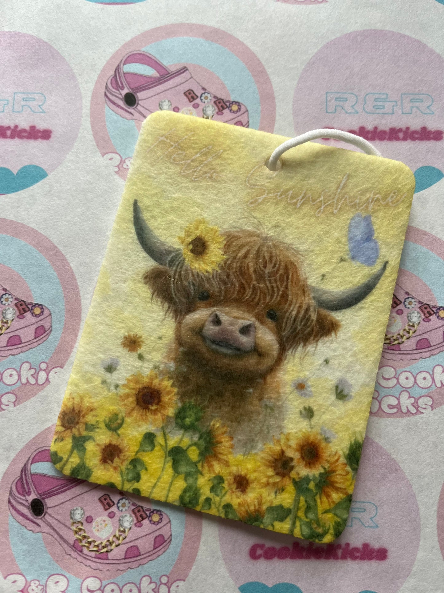 Car Freshie Highland Cow