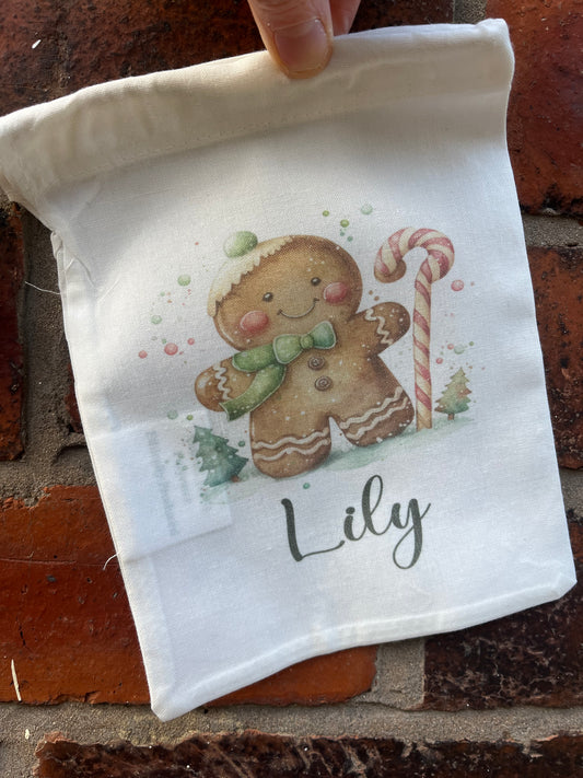 Personalised Christmas Treat Bag