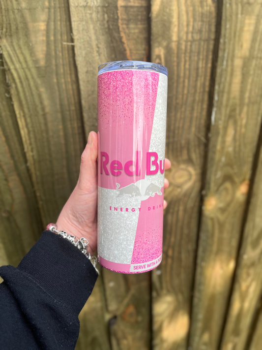 Pink RedBull Tumbler