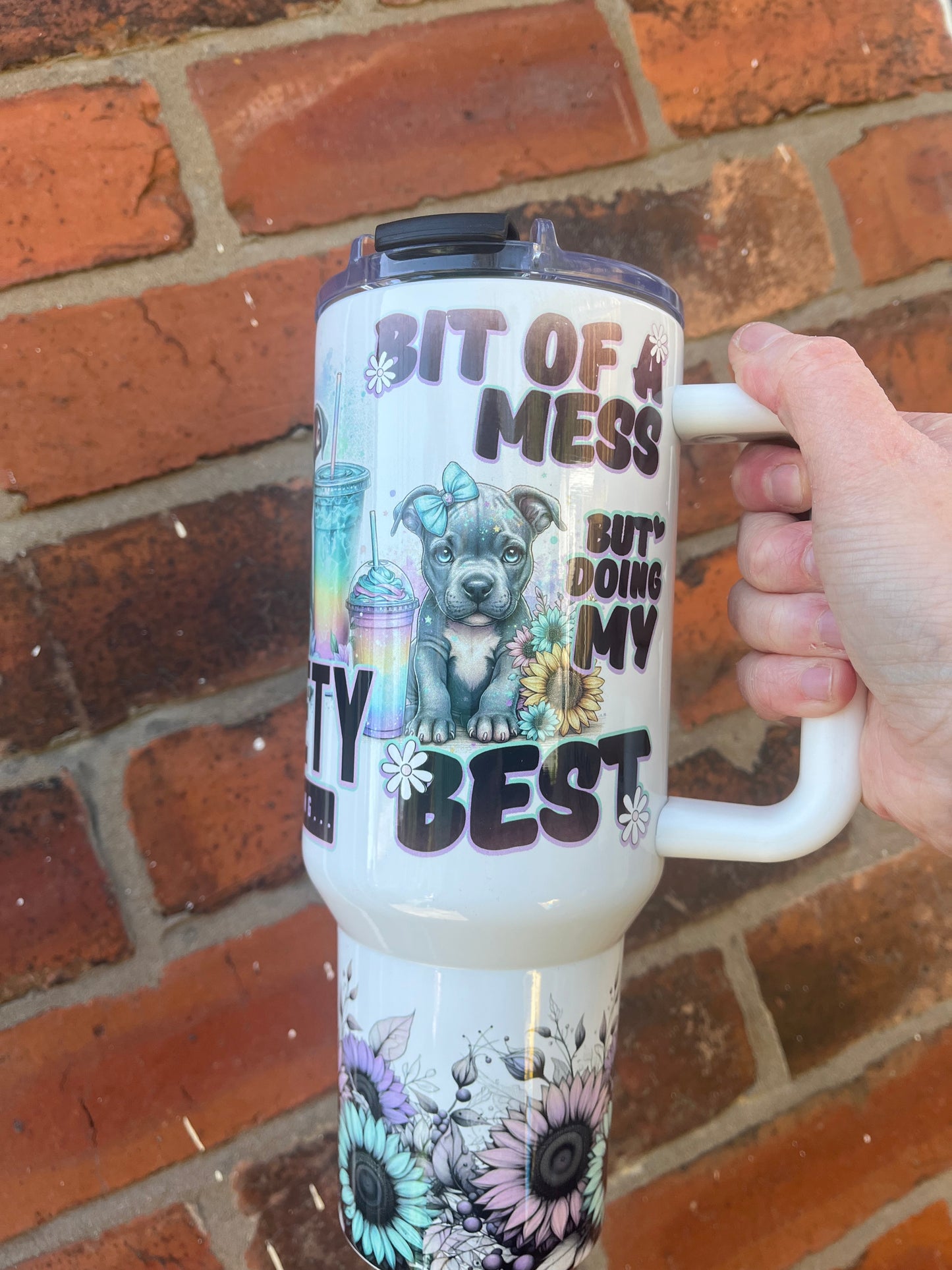 Staffy Anxiety 40oz Tumbler