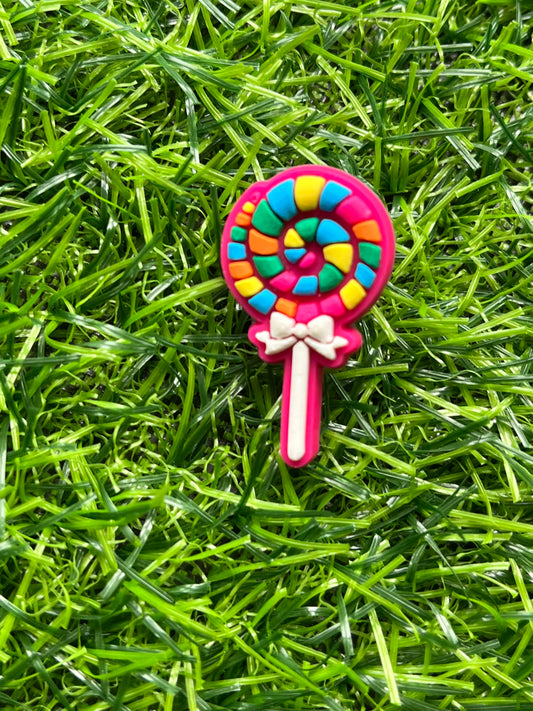 Pink Lollypop Charm