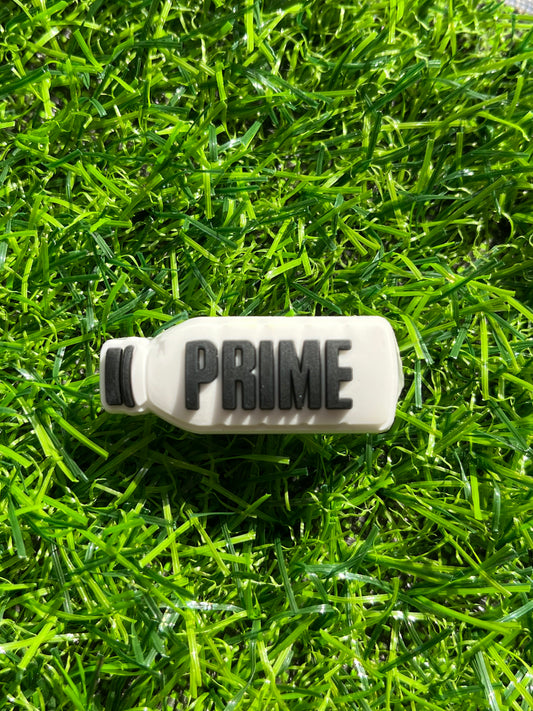 White Prime Bottle Charm